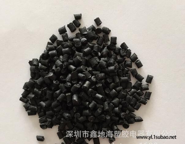 黑色10%玻纤增强PC粒子 PC 增强改性塑料再生料回料粒子