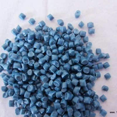 供应PE再生料_吹塑级HDPE_蓝色塑料颗粒